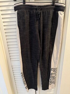 Victoria's Secret PINK Black & White Sweatpants